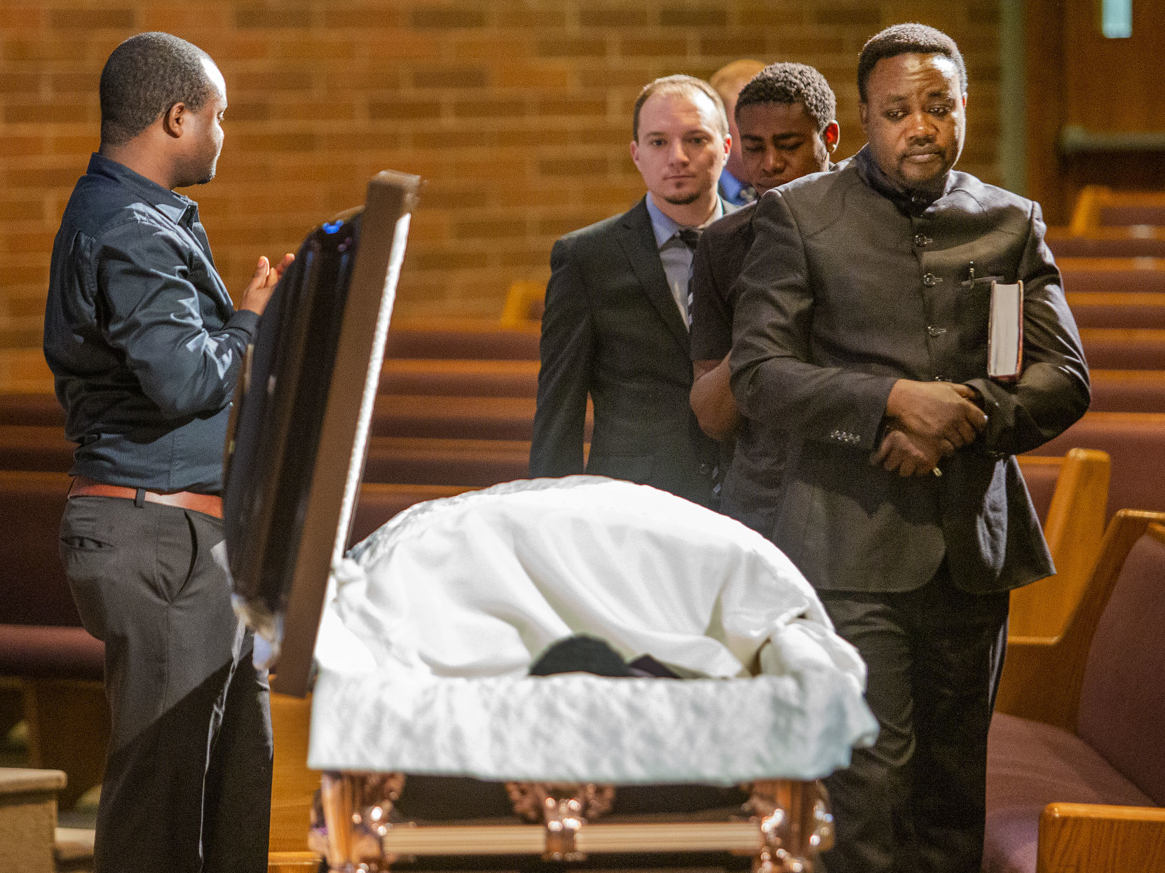 Preaching at a funeral